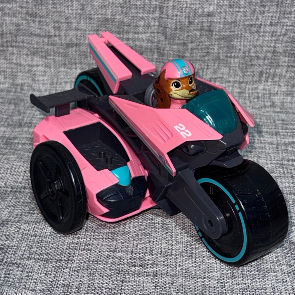 Paw Patrol Liberty The Mighty Movie Transforming Motorcycle Toy Pink 22 Figure